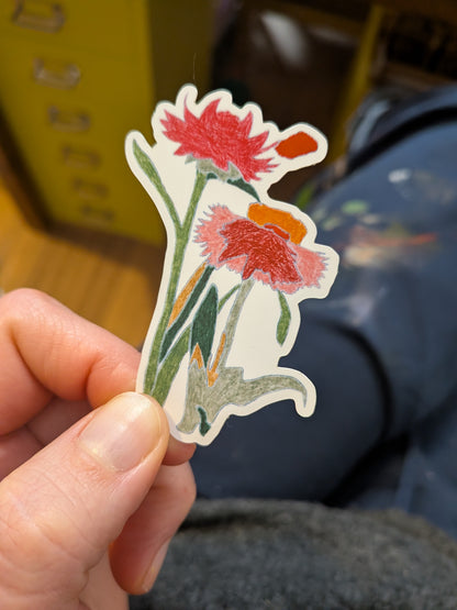 Strawflower sticker