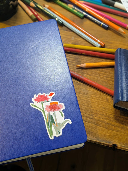 Strawflower sticker