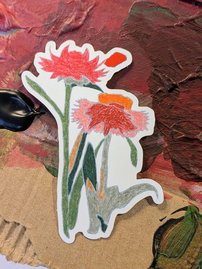 Strawflower sticker