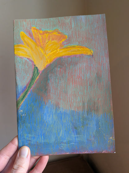 Handpainted notebook / journal / sketchbook