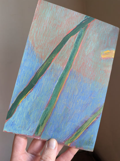 Handpainted notebook / journal / sketchbook