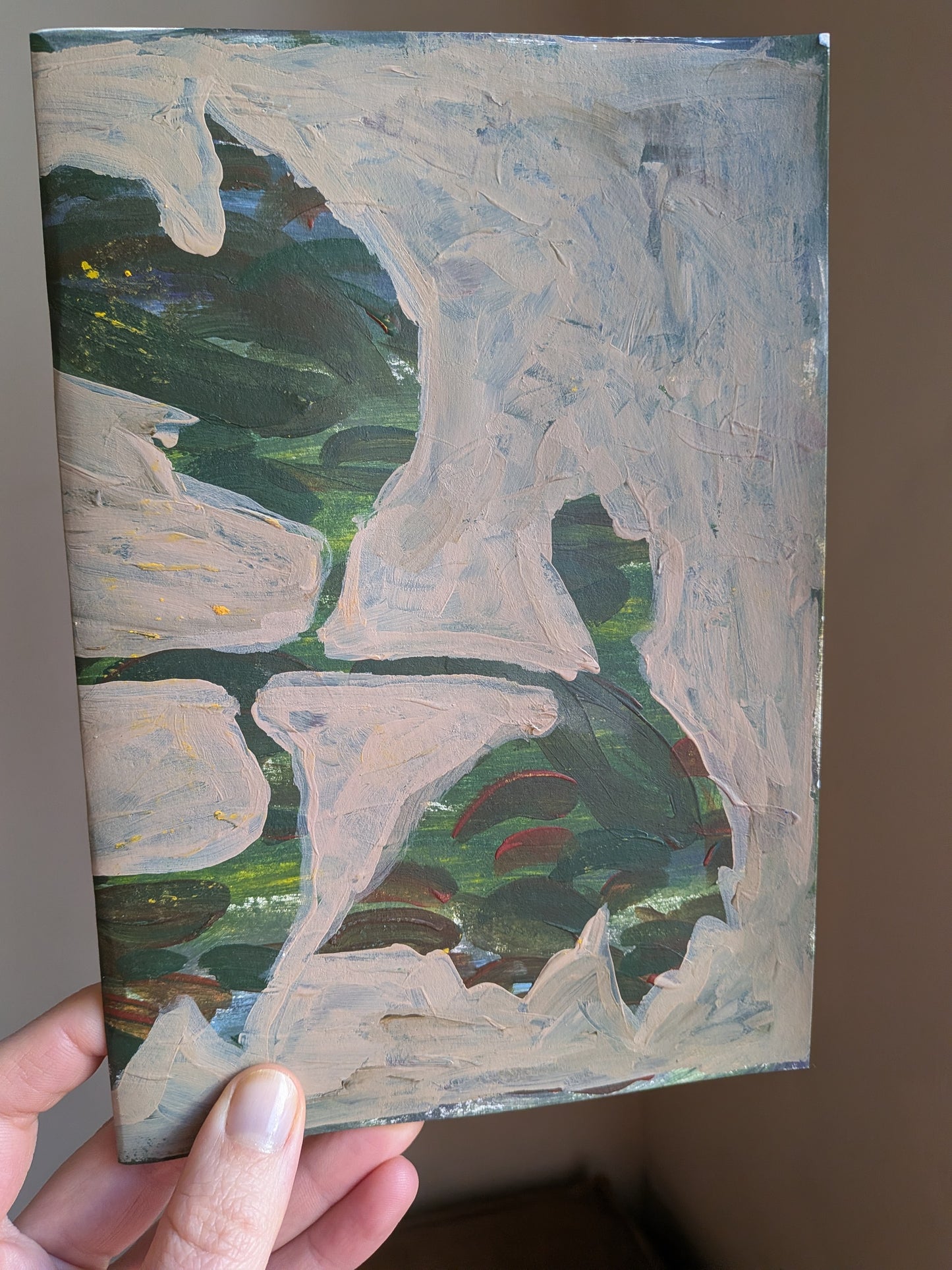 Handpainted notebook / journal / sketchbook