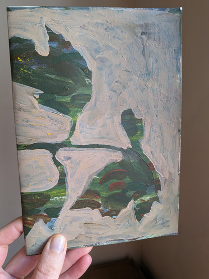 Handpainted notebook / journal / sketchbook