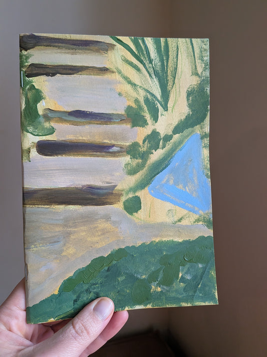 Handpainted notebook / journal / sketchbook